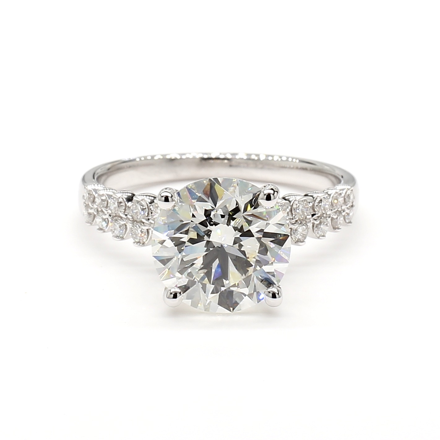 The Brilliance - Halo diamond engagement ring